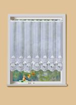 Kleinfenster-Store mit Ginko-Motiv 