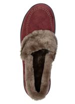 ELENA EDEN, warme Damen-Hausschuhe, Weite H, mit Lammfell 