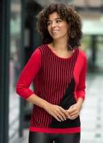 Pullover in weich flie&szlig;endem Feinstrick 