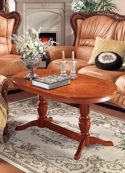 Couchtisch in Wurzelholz-Optik 