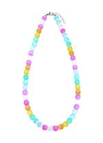 Bunt leuchtende Halskette  