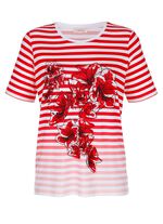 Shirt mit platziertem Druckmotiv 