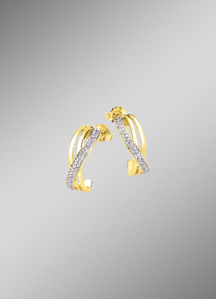 Tolle Ohrstecker mit Diamanten 