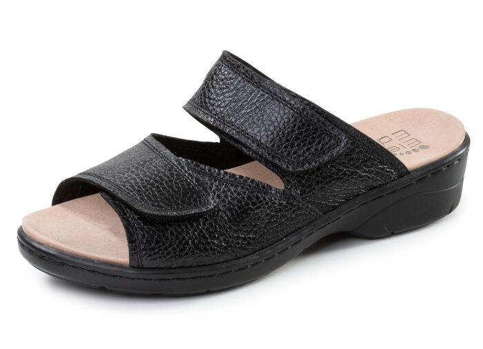 ELENA EDEN, bequeme Damen-Pantoletten, Weite H, mit herausnehmbarem Fu&szlig;bett 