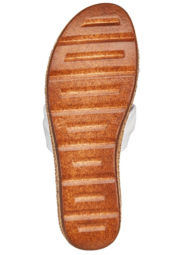 Andrea Conti Schlauchriemchen-Pantolette aus Nappaleder 