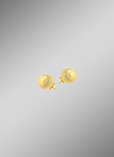 Zauberhafte Kugel-Ohrstecker mit Struktur 