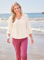 Tunika mit dekorativer F&auml;ltelung 