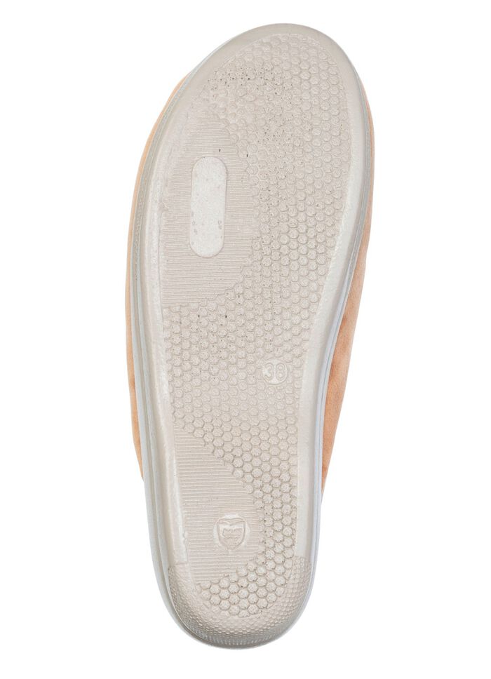 Zweierpack, klassische Damen-Hausschuhe, Weite G, mit funkelnden Glitzersteinchen 