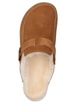 Gef&uuml;tterte Herren-Clogs, mit Lammfell 