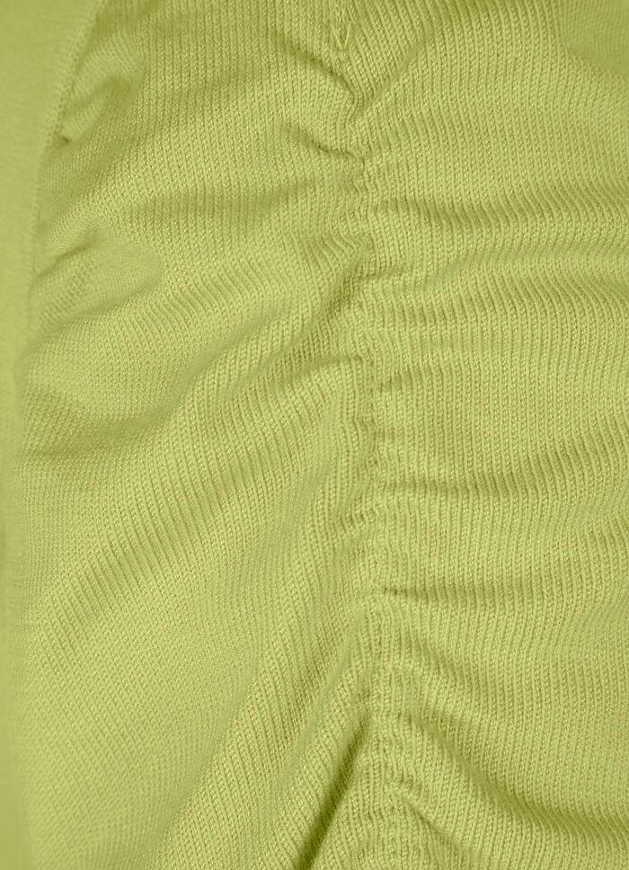 Pulli mit Raffung an den &Auml;rmeln 