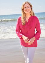 Tunika mit Stickerei  