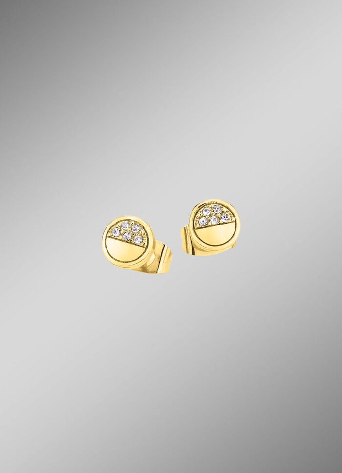 Goldfarbenes Damenuhrset 3-tlg. 