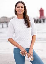Pullover mit recycelter Baumwolle 