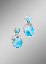 Ohrstecker mit Larimar 