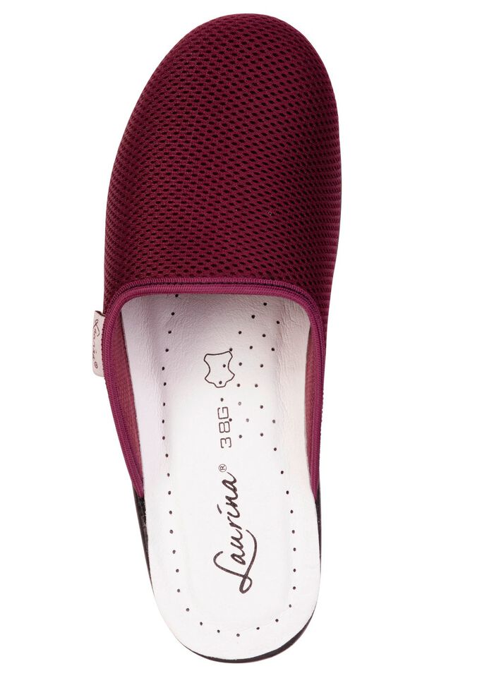 Laurina, Zweierpack, klassische Damen-Hausschuhe, Weite G, aus Mesh-Material 