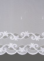 Leichter Bogen-Store mit Automatikfaltenband 