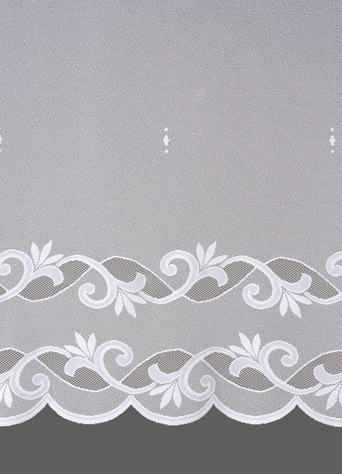 Leichter Bogen-Store mit Automatikfaltenband 