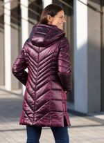 Kurzmantel mit Seitenschlitzen 