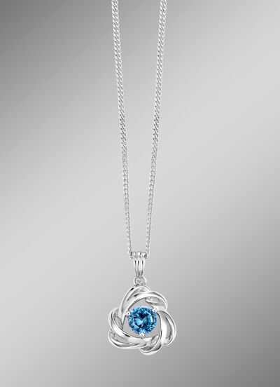 Anh&auml;nger mit Blautopas 