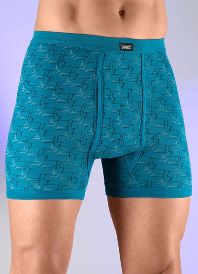 Dreierpack Unterhosen mit Alloverdessin 