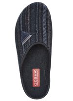 Klassische Herren-Hausschuhe, aus Textil 