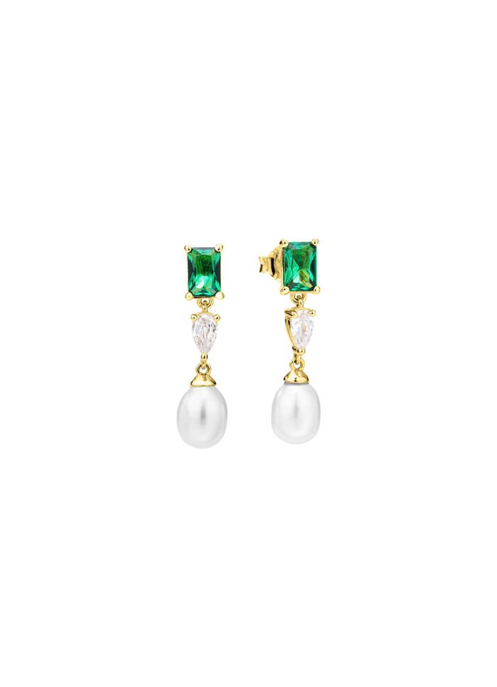 Eleganz in Bewegung &ndash; Ohrstecker mit Perlen und Kristallglanz 