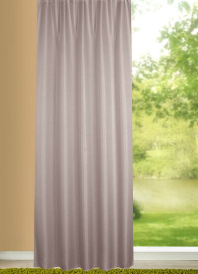 Blickdichter Verdunkelungsschal in strukturierter Leinenoptik 