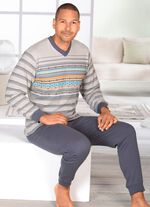 Set: Schlafanzug und Shorty mit V-Ausschnitt 