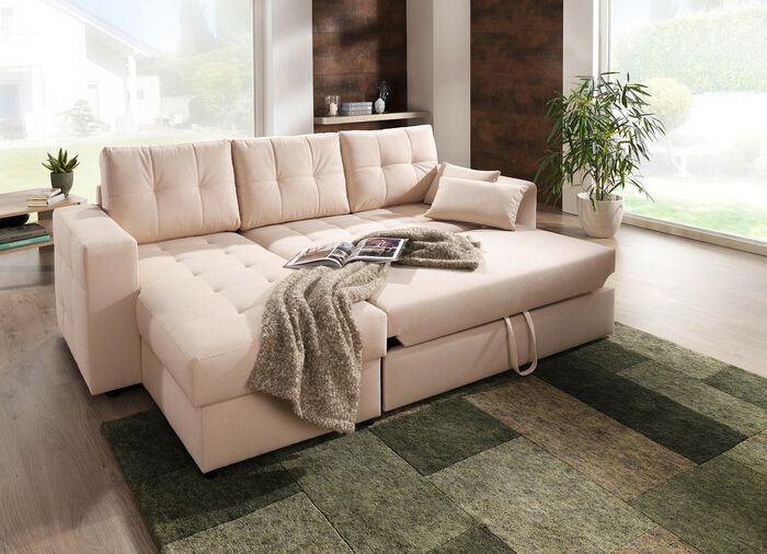 Polsterm&ouml;bel mit Bettfunktion verschiedene Ausf&uuml;hrungen 