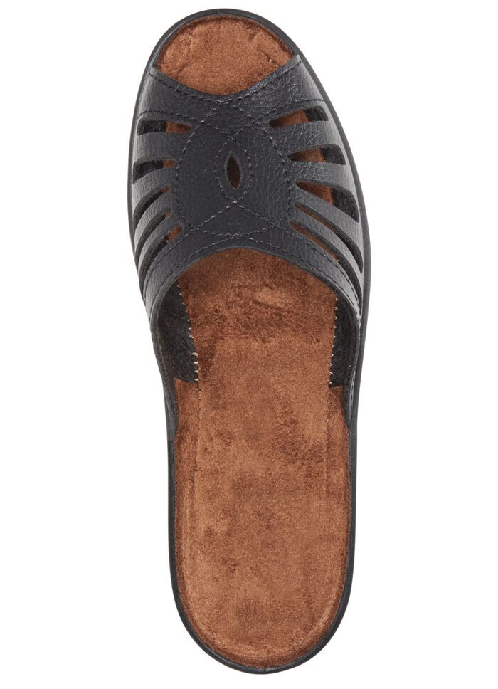 Pantolette mit Zierlochung 