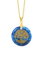 Lebensbaum-Anh&auml;nger mit Lapislazuli 