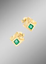 Edle Ohrstecker mit Smaragd 
