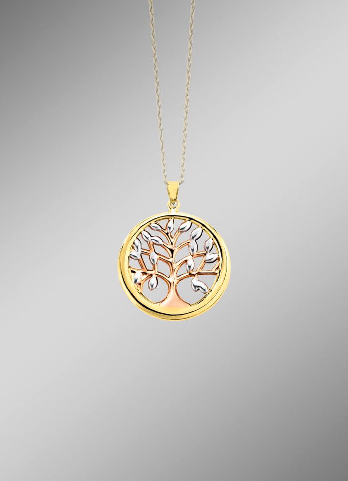 Lebensbaum-Anh&auml;nger in Tricolor 