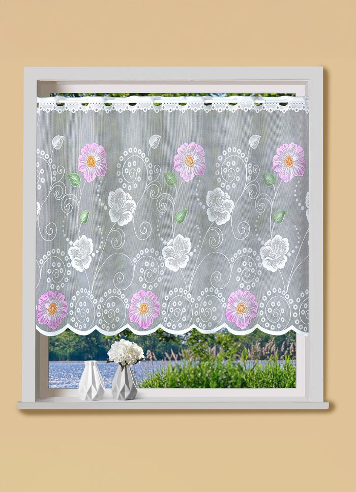 Kleinfenster-Store mit Stangendurchzug 