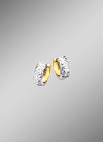 Bicolor-Klappcreolen 