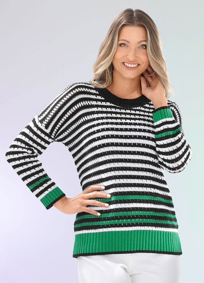 Pullover mit recycelter Baumwolle 