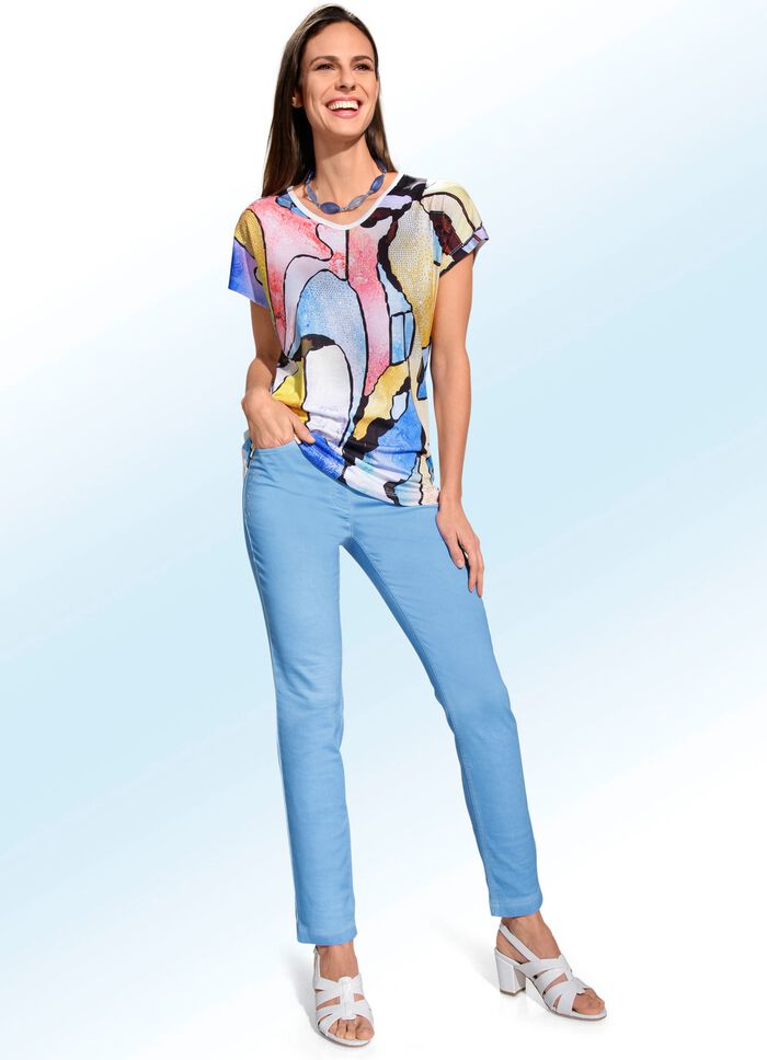 Edle Hose mit funkelnden Glitzersteinchen 