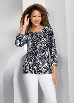 Shirt-Tunika mit Raglan&auml;rmeln 