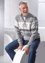 Troyer mit Norwegermuster 