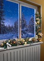 Beleuchtete Grilande mit Timerfunktion 