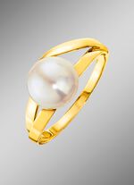 Damenring mit S&uuml;&szlig;wasser-Zuchtperlen-Bouton 