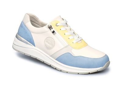 Komfort-Sneaker Simone in Leder- und Veloursleder-Optik 