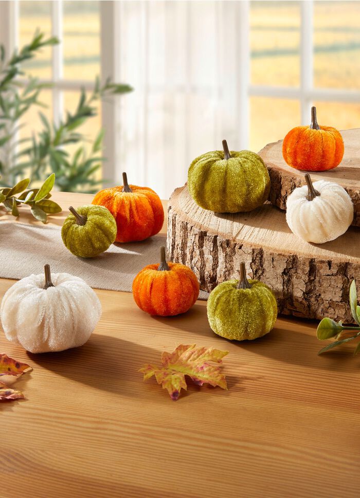 Deko-K&uuml;rbisse, 8er-Set 