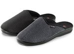Zweierpack, klassische Herren-Hausschuhe, Weite H, aus Textil 