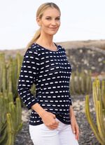 Pullover in Mustermix 