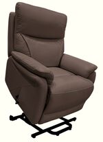 XXL Leder-Sessel mit Aufstehhilfe 