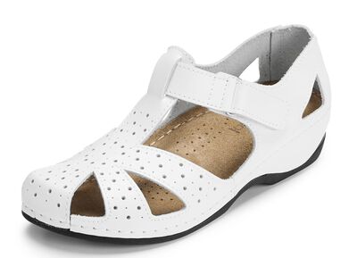 ELENA EDEN, klassische Damen-Sandalen, Weite H, mit Klettverschluss 