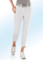 Hose in 7/8-L&auml;nge mit interessantem Fransenabschluss 