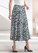 Rock mit farbbrillantem Druck 