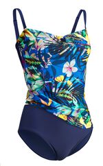 Laurina Tankini in Bandeauform mit verstell- und abnehmbaren Tr&auml;gern 